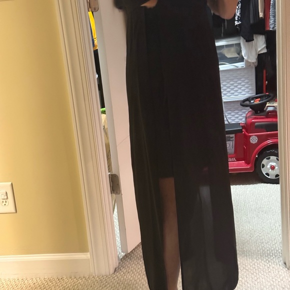 A.L.C. Silk Maxi over Mini Dress - Picture 8 of 11